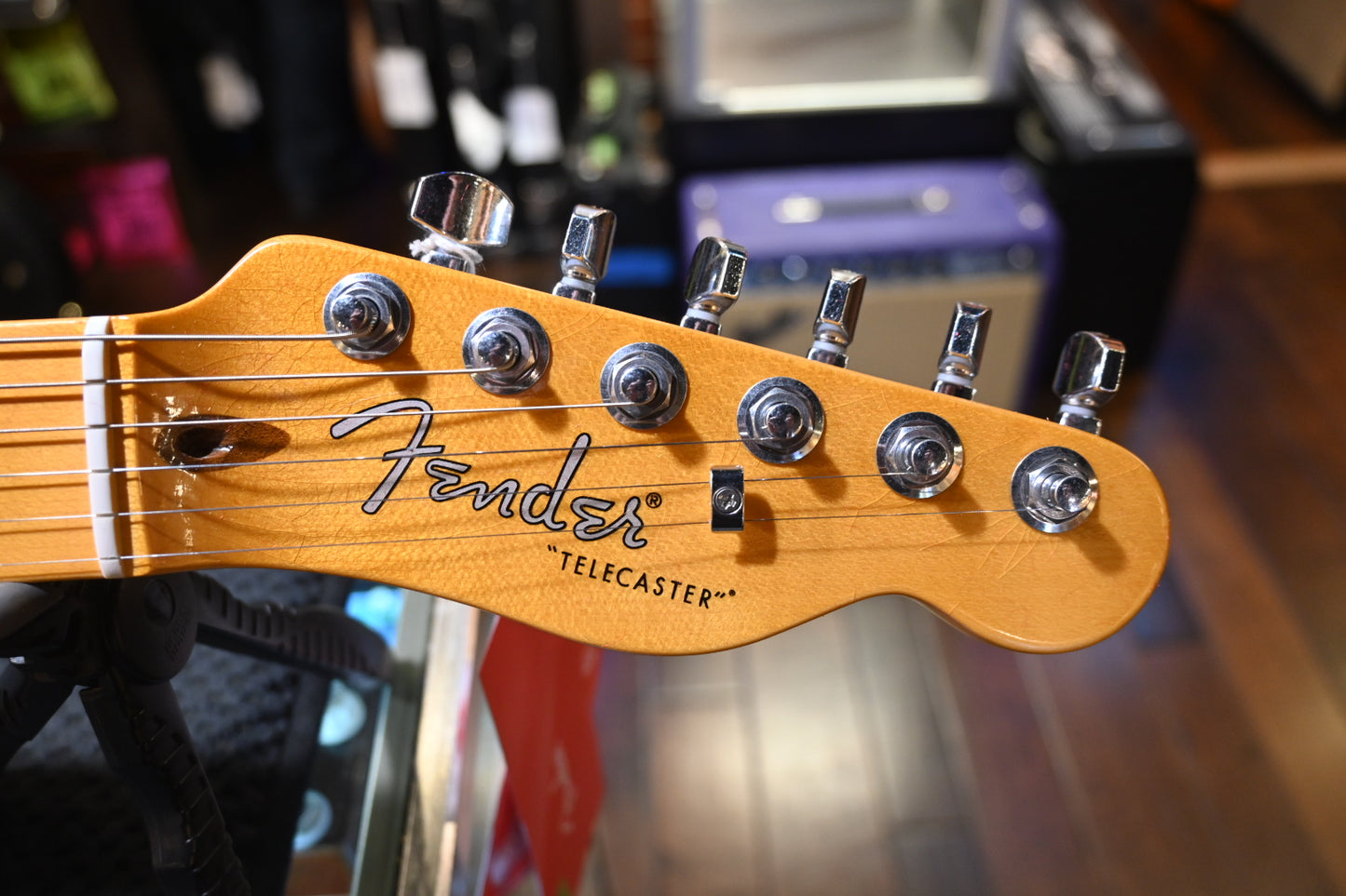 Fender American Ultra Luxe Vintage ‘50s Telecaster - White Blonde Guitar #2810 - Danville Music