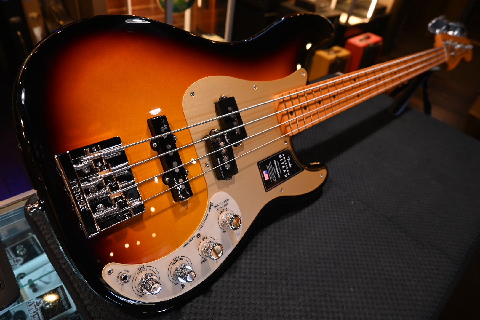 Fender American Ultra II Precision Bass - Ultraburst Guitar #1349 - Danville Music