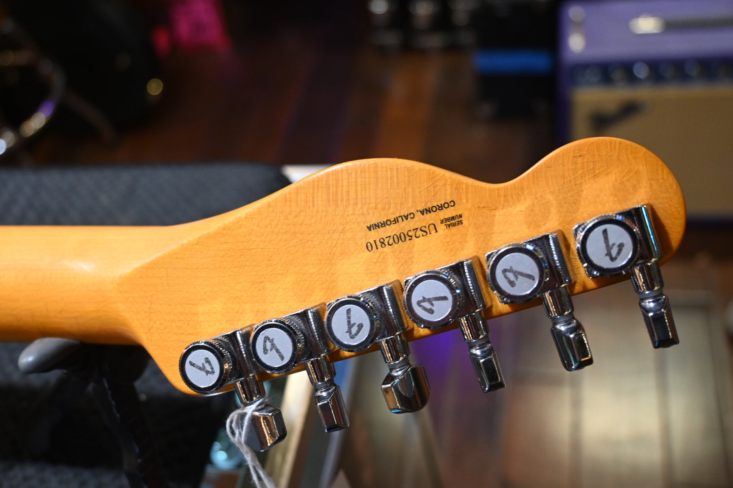 Fender American Ultra Luxe Vintage ‘50s Telecaster - White Blonde Guitar #2810 - Danville Music