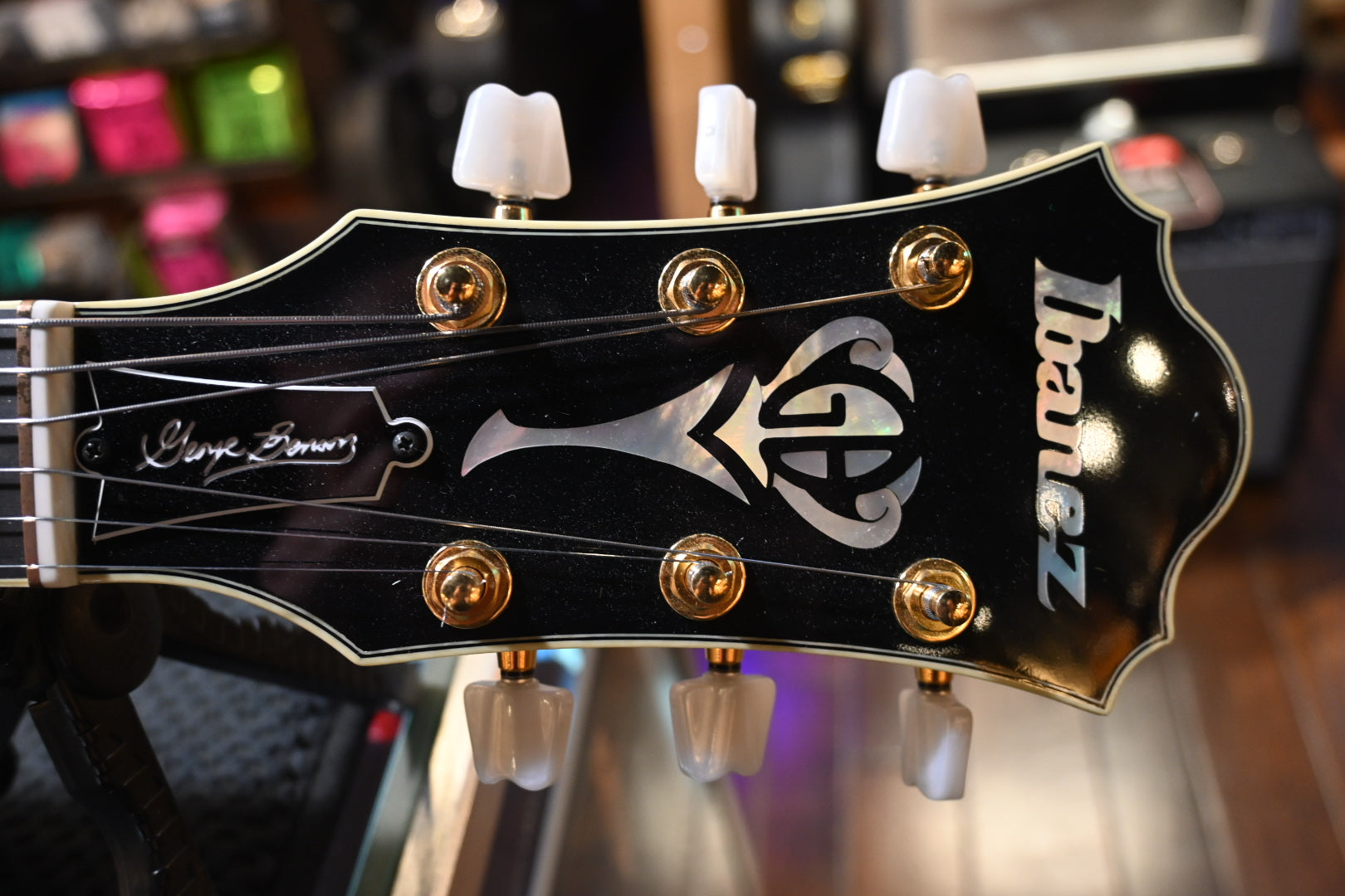 Ibanez George Benson GB30TH 30th Anniversary 2008 - Gold Foil Guitar #9861 - Danville Music