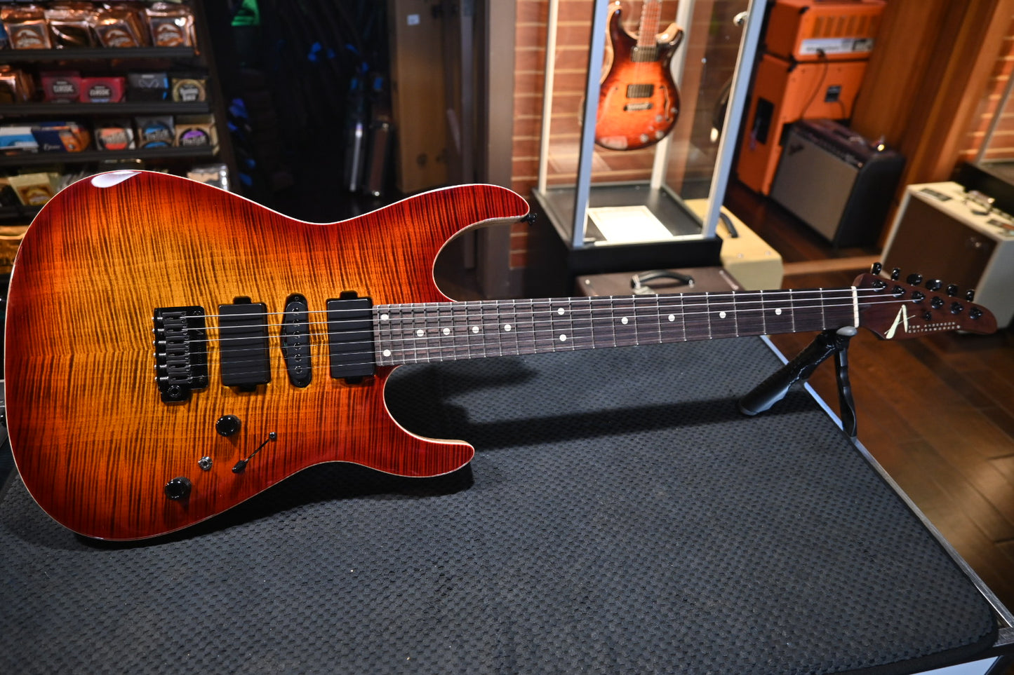 Tom Anderson Angel - Ginger Burst Guitar #124P - Danville Music