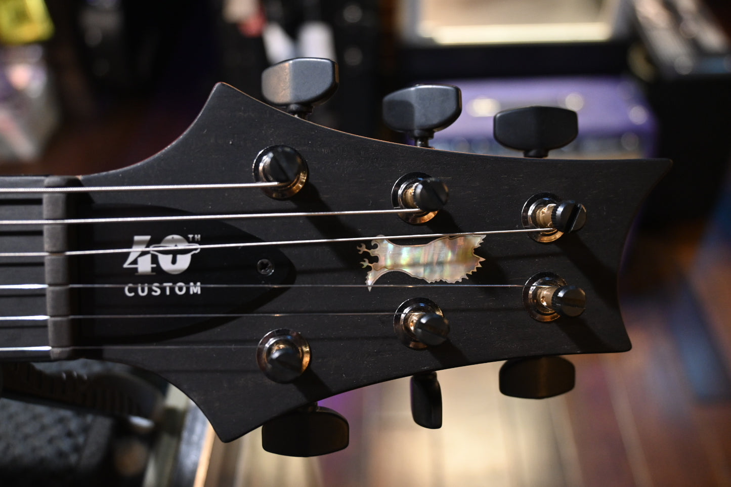 PRS 40th Anniversary Custom 24 Satin Limited Edition - Faded Whale Blue Guitar #9604 - Danville Music