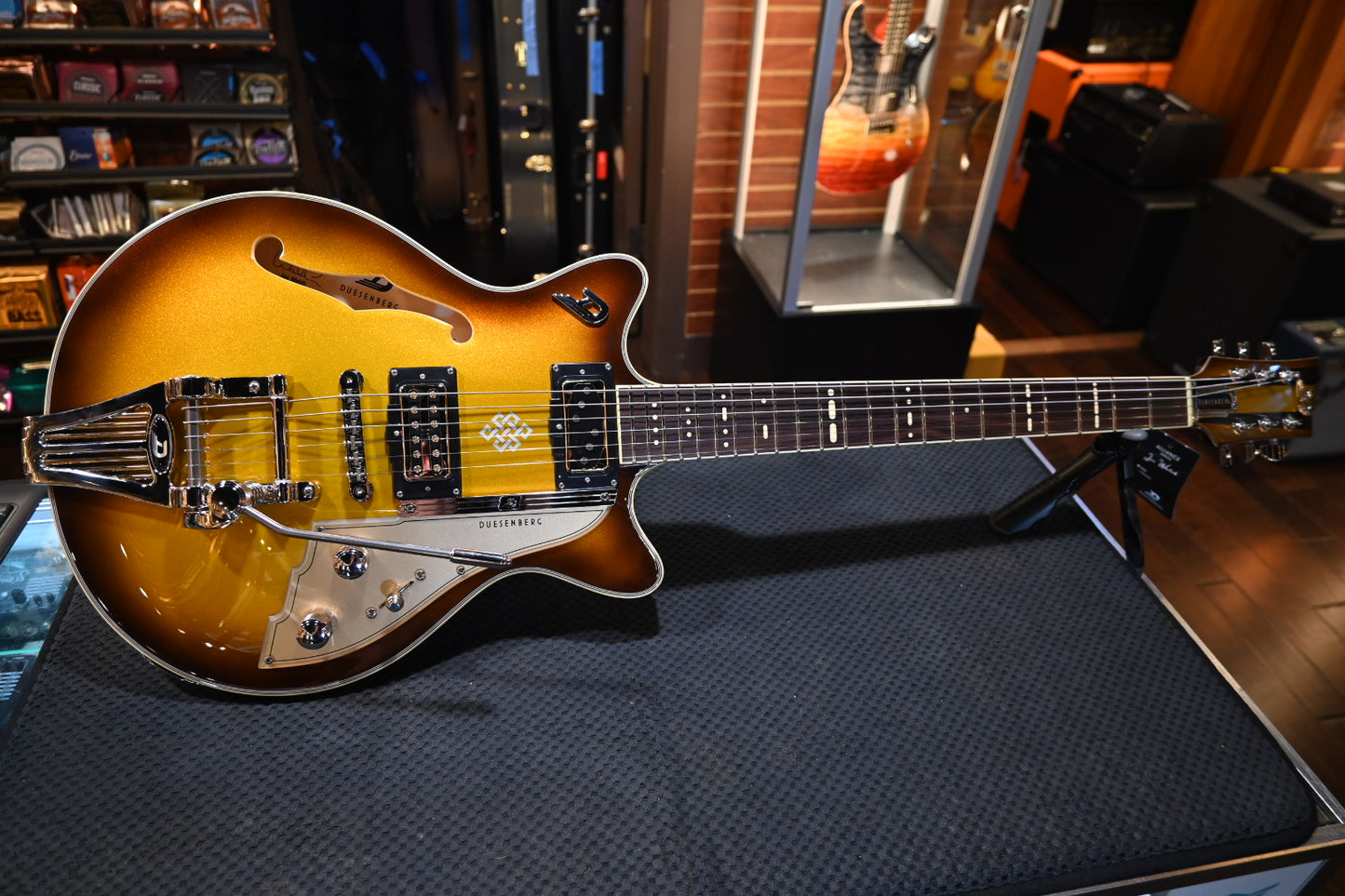 Duesenberg Alliance Series Joe Walsh Signature - Gold Burst Guitar #2433 - Danville Music
