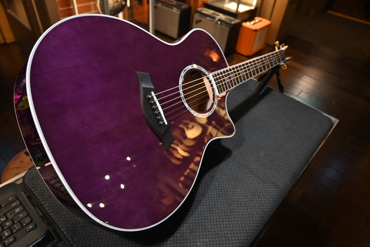 Taylor 614ce Special Edition - Trans Purple Guitar #3045 - Danville Music