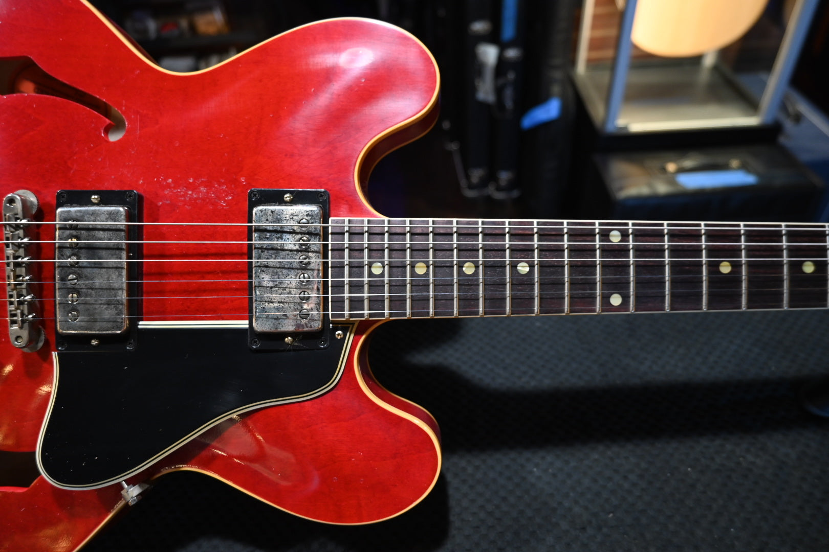 Gibson Custom Shop 1961 EE-335 Reissue Murphy Lab Heavy Aged - ‘60s Cherry Guitar #0036 - Danville Music