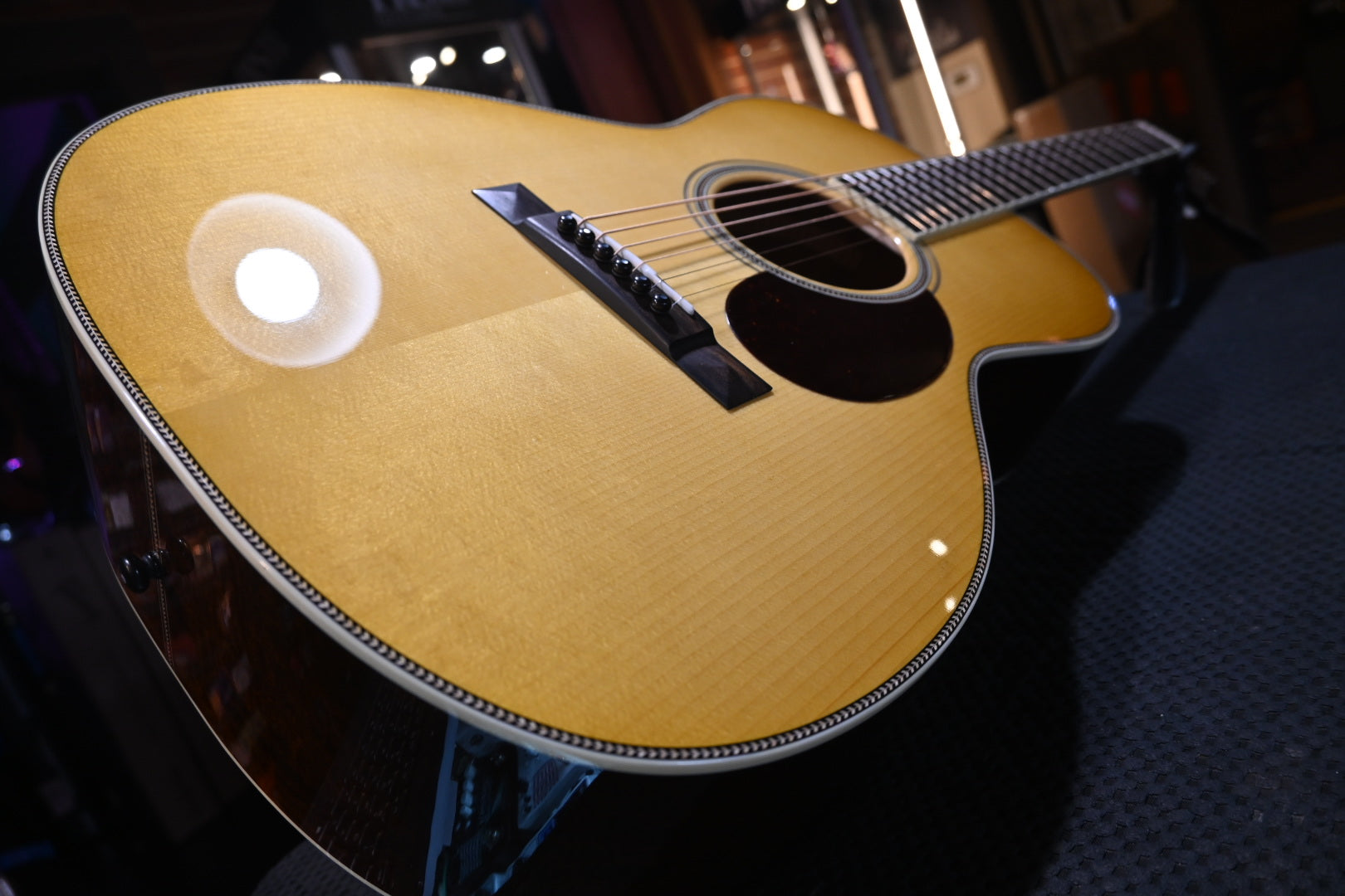 Santa Cruz H/13 Adirondack Spruce/Figured Mahogany - Buttered Toast Guitar #1864 - Danville Music