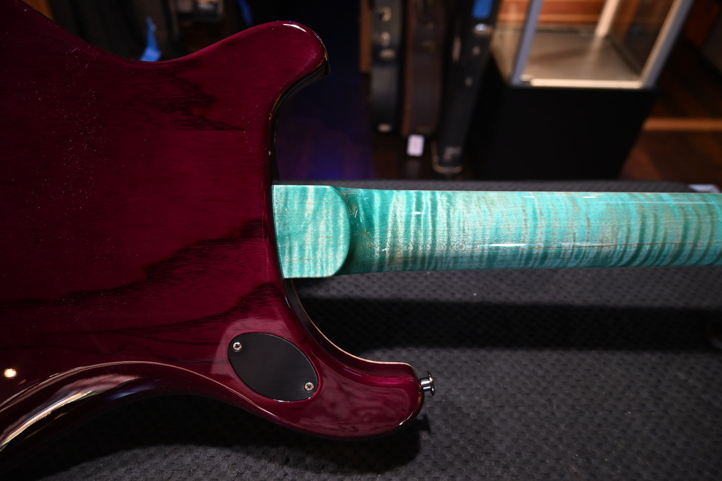 PRS Wood Library McCarty 594 Semi-Hollow Danville Music 35th Anniversary Artist Top - Bahamian Blue Guitar #8203