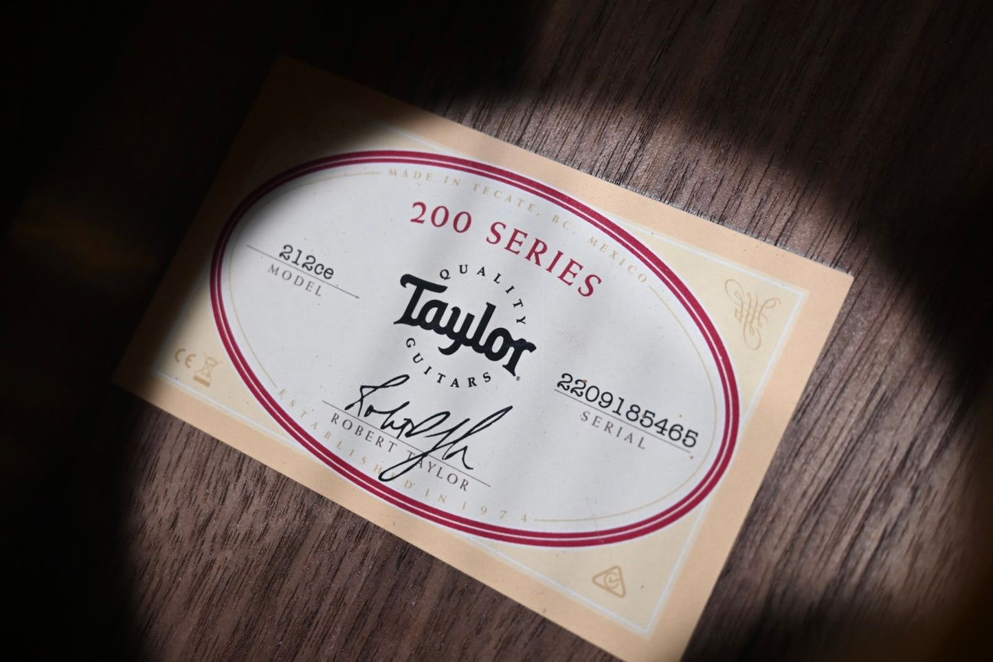 Taylor 212ce Guitar #5465 - Danville Music