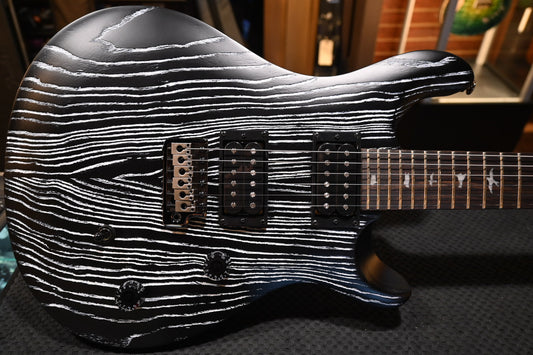 PRS SE Sandblasted CE 24 LTD - Sandblasted White Guitar #3114 - Danville Music
