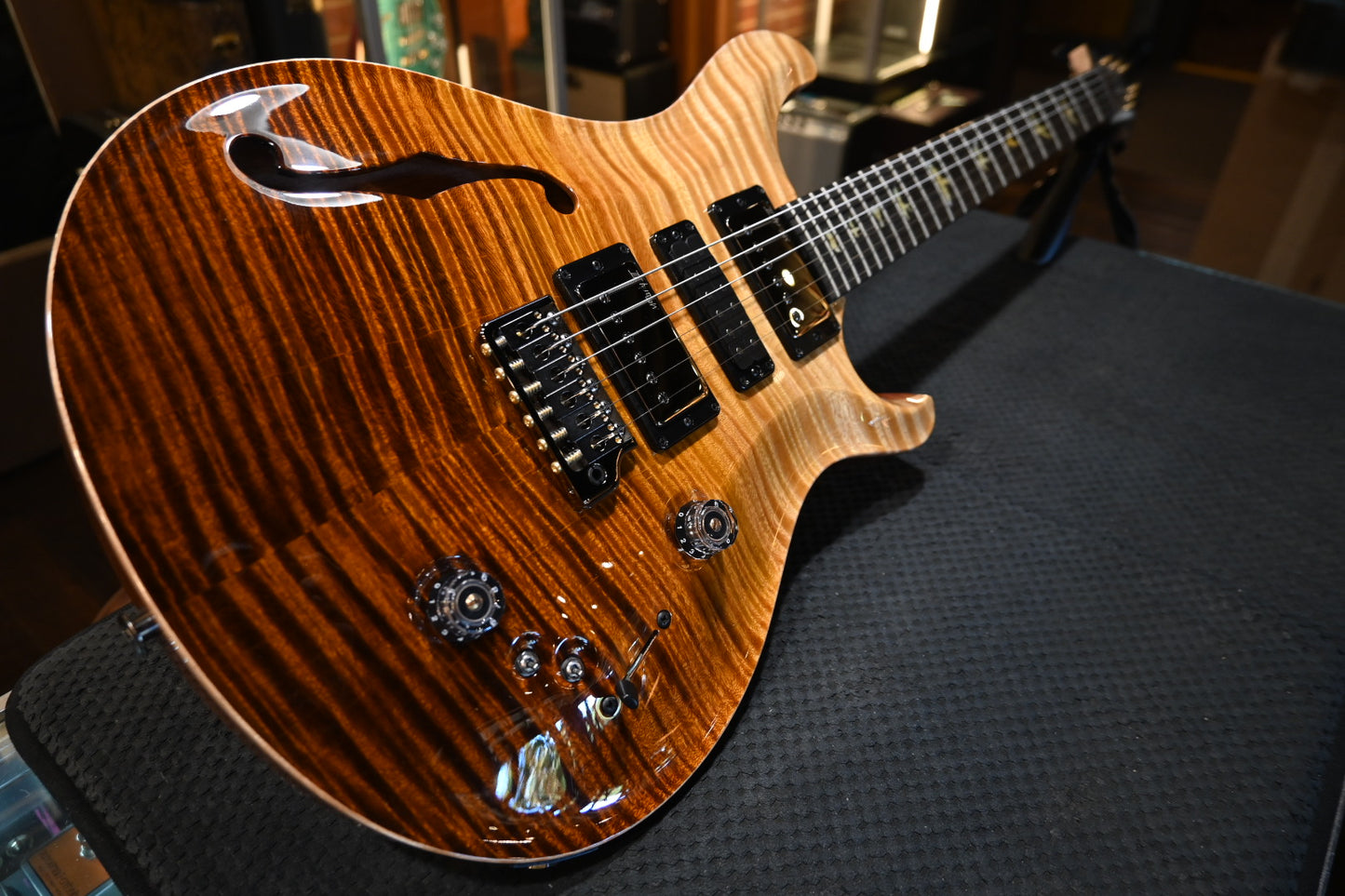 PRS Wood Library Special Semi-Hollow Danville Music 35th Anniversary Artist Top - Sandstorm Fade Guitar #6046