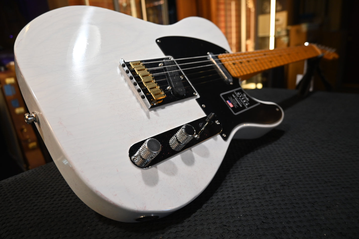 Fender American Ultra Luxe Vintage ‘50s Telecaster - White Blonde Guitar #2810 - Danville Music