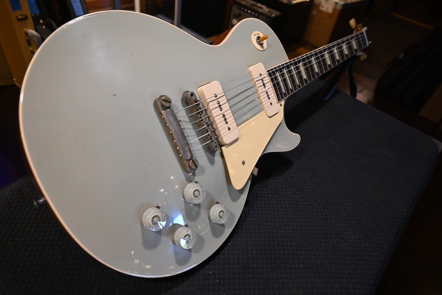 Gibson Custom Shop 1955 Les Paul Standard Platinum Murphy Lab Light Aged PSL - Platinum Guitar #5324 - Danville Music