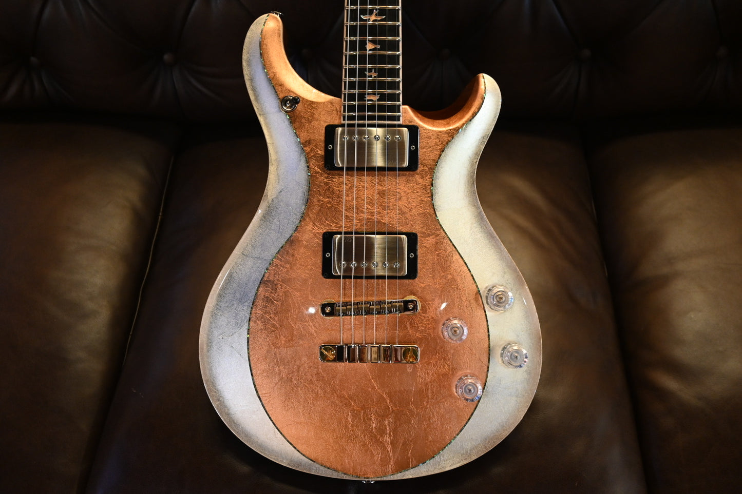 PRS Private Stock McCarty 594 - Silver and Copper Leaf Guitar #10503 - Danville Music