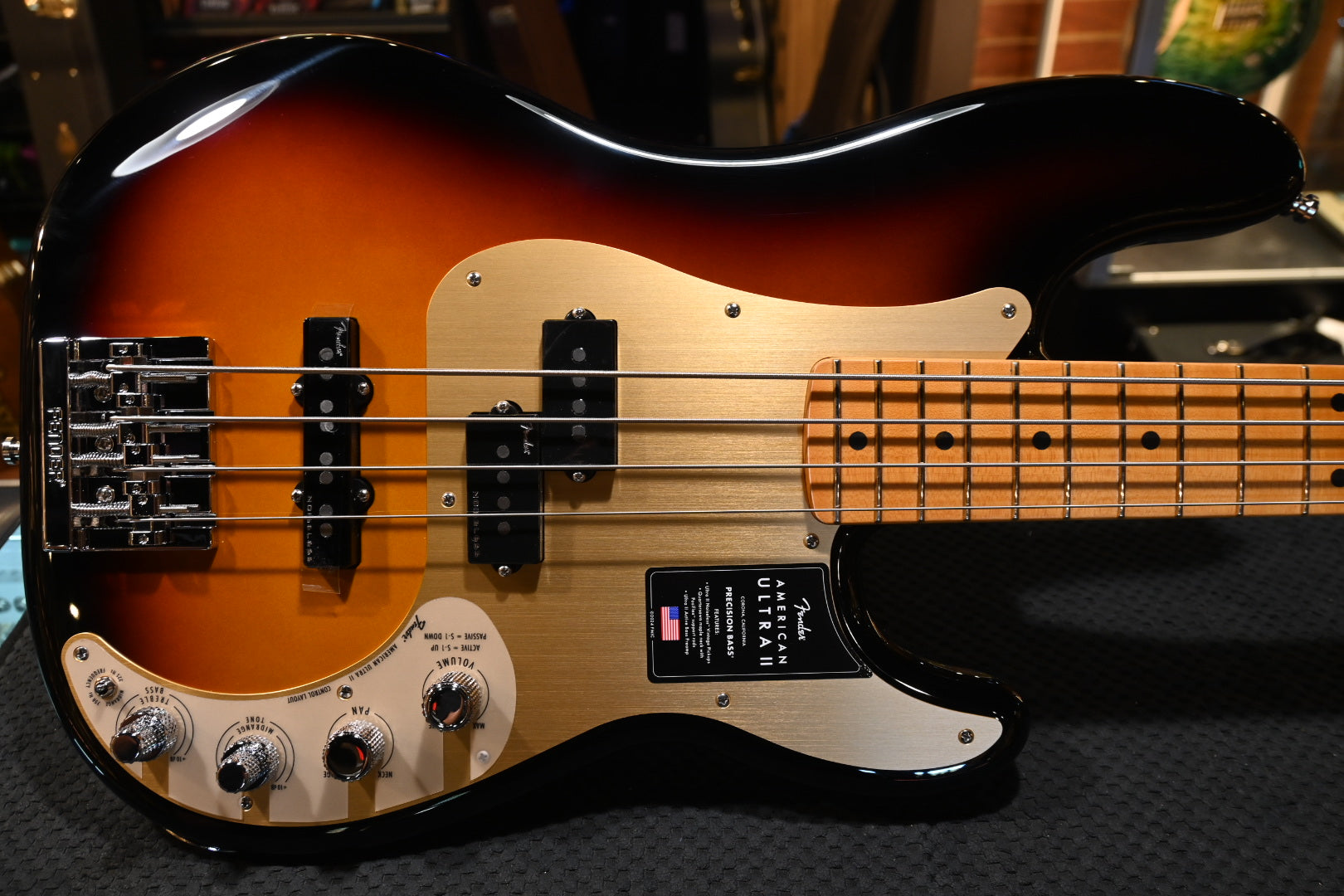 Fender American Ultra II Precision Bass - Ultraburst Bass #6229 - Danville Music