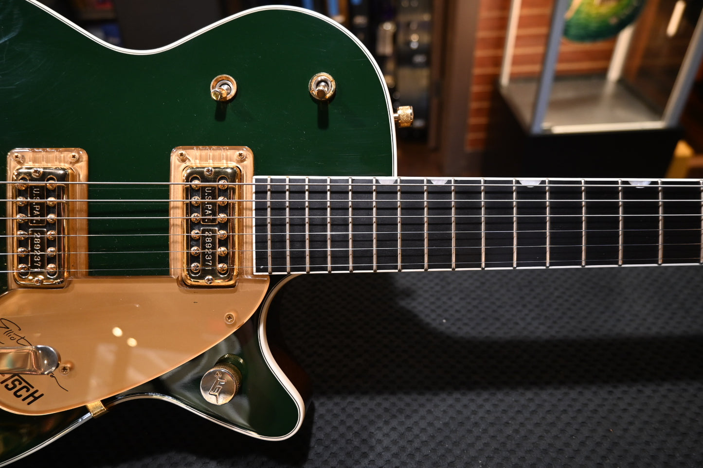 Gretsch Elliot Easton Bigsby G6128TEE - Cadillac Green Guitar #2716 - Danville Music