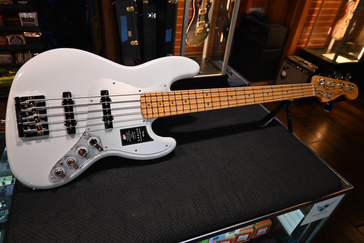 Fender American Ultra II Jazz Bass V - Avalanche Guitar #5647