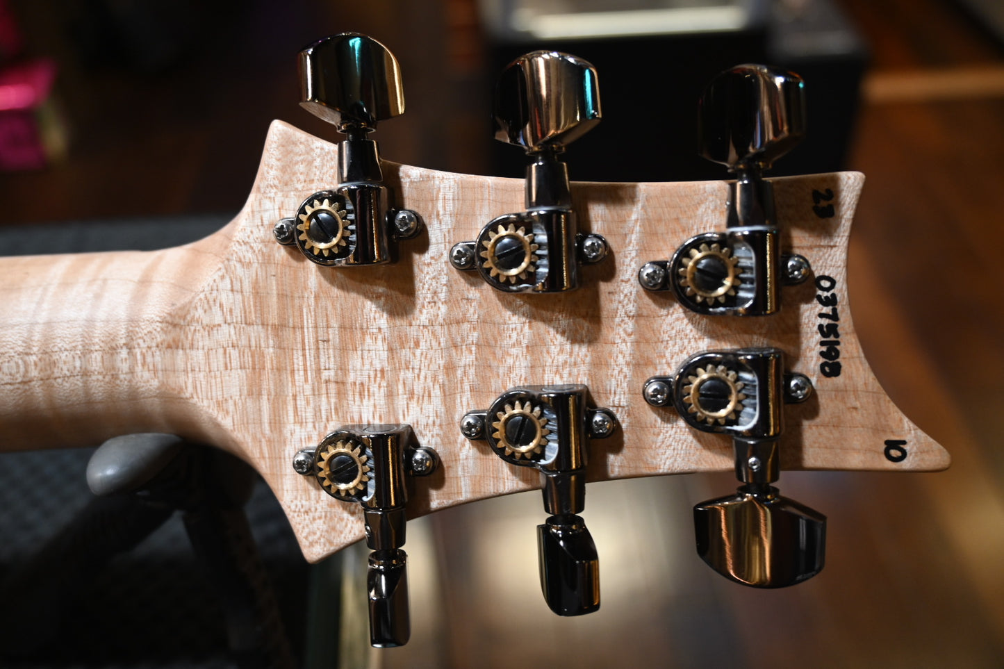 PRS Wood Library Special Semi-Hollow 10-Top Quilt Swamp Ash - Blue Fade Guitar #5198 - Danville Music