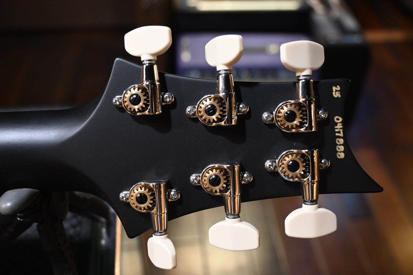 PRS Wood Library CE 24 Quilt - Tortoise Shell Guitar #7888