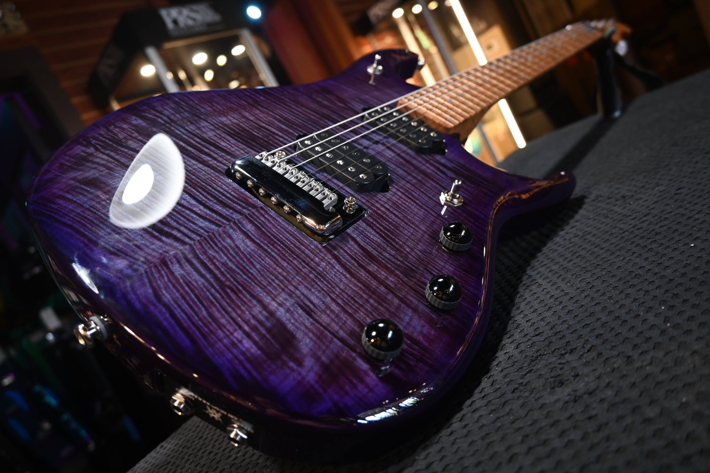 Music Man JP16 Birdseye Maple - Purple Nebula Guitar #5757 - Danville Music