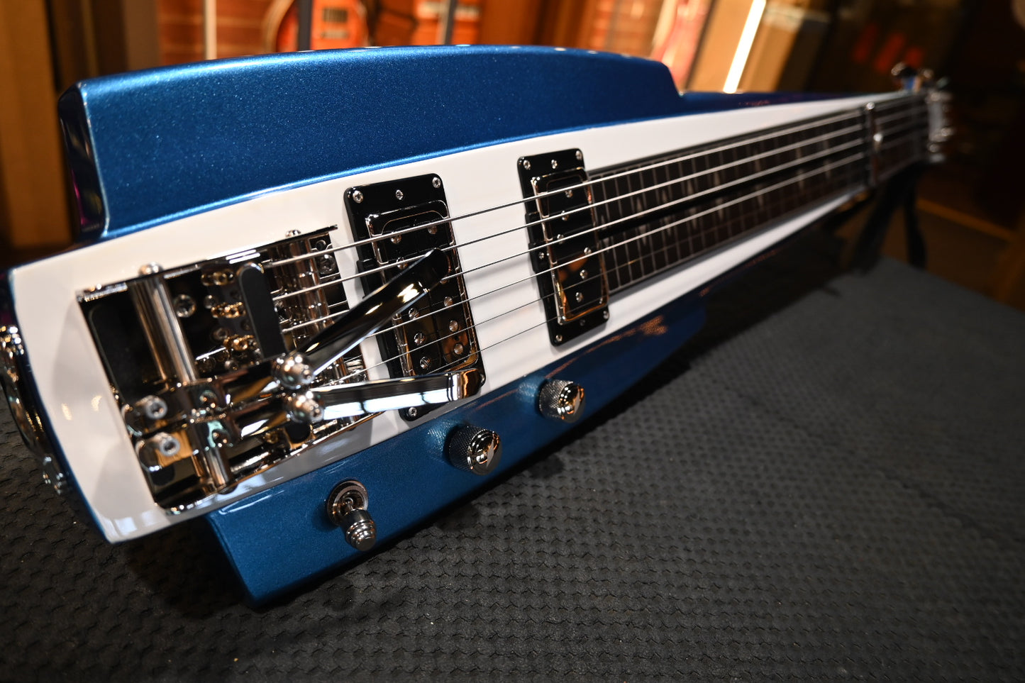 Duesenberg Fairytale California Limited Edition Lapsteel - Blue & White (only 24 made!) #4368 - Danville Music