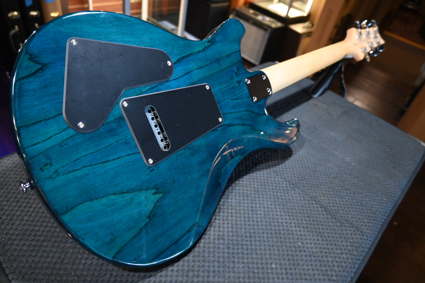 PRS SE Swamp Ash Special - Iri Blue Guitar #7884 - Danville Music