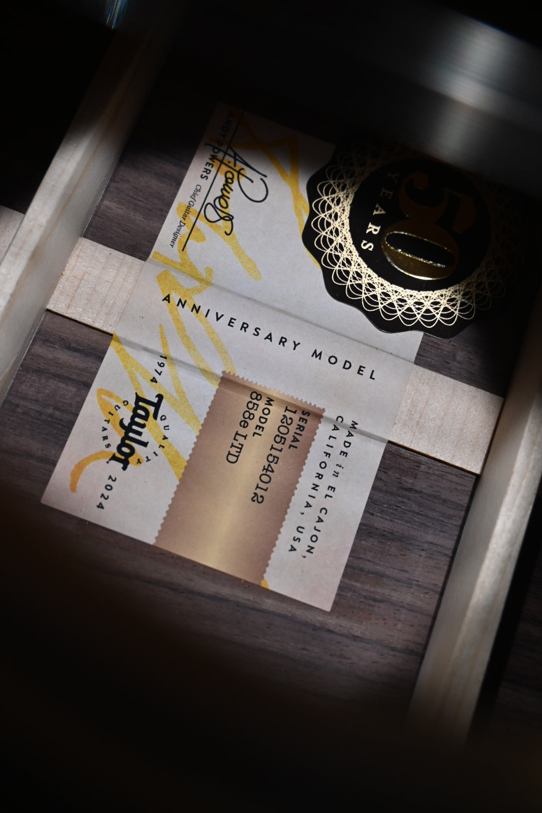 Taylor 50th Anniversary 858e LTD Guitar #4012 - Danville Music