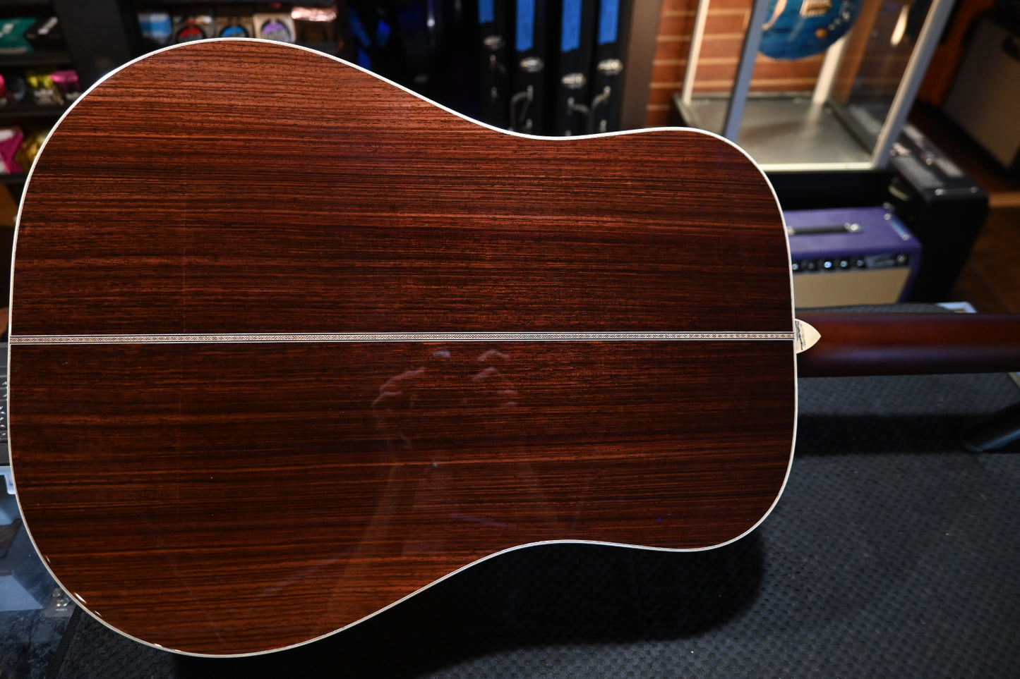 Santa Cruz Model D Bearclaw German Spruce/Rosewood - Natural Guitar #8087 - Danville Music