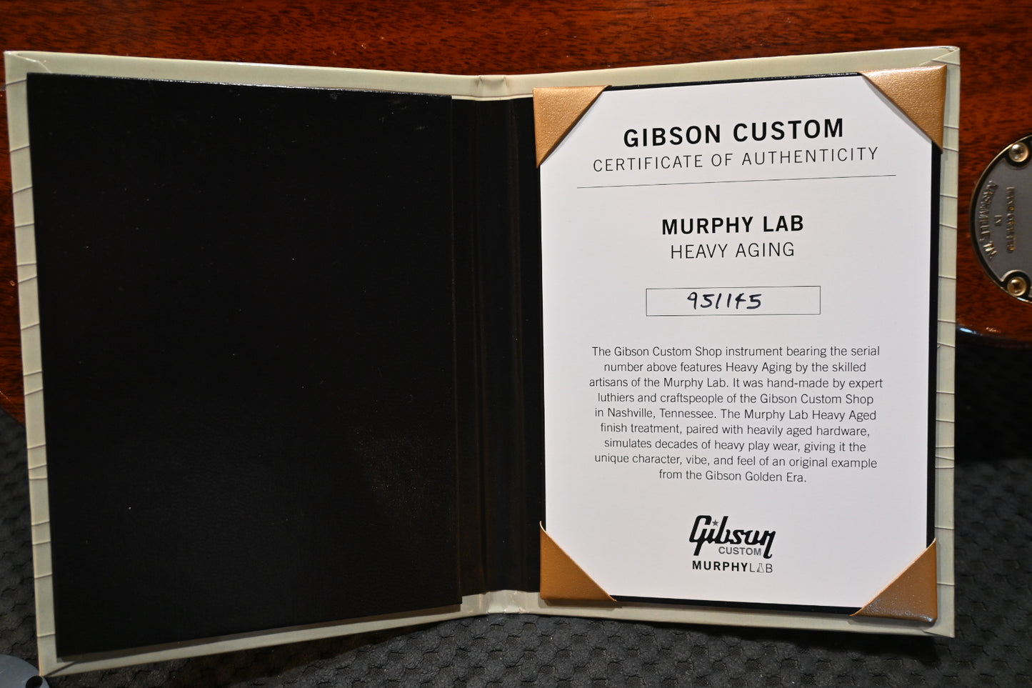 Gibson Custom Shop 1959 Les Paul Standard Reissue Murphy Lab Heavy Aged - Golden Poppy Burst Guitar #1145