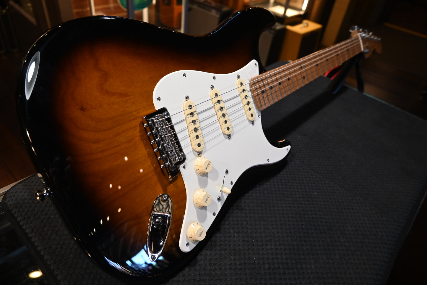 Fender Dealer Exclusive American Professional II Stratocaster Roasted Maple Neck Custom Shop Pickups - 2-Color Sunburst Guitar #3469 - Danville Music