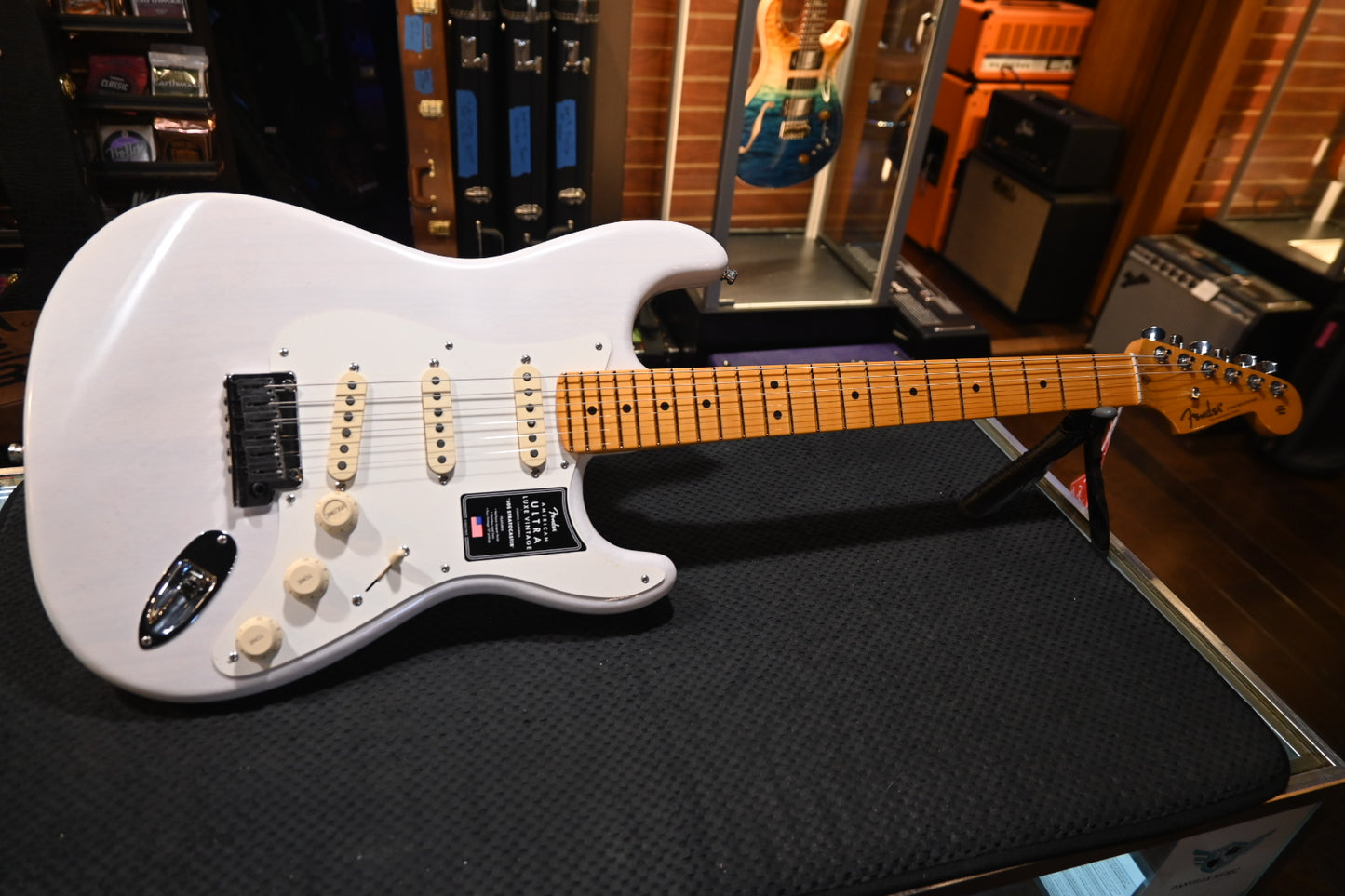 Fender American Ultra Lux Vintage ‘50s Stratocaster - White Blonde Guitar #2879 - Danville Music