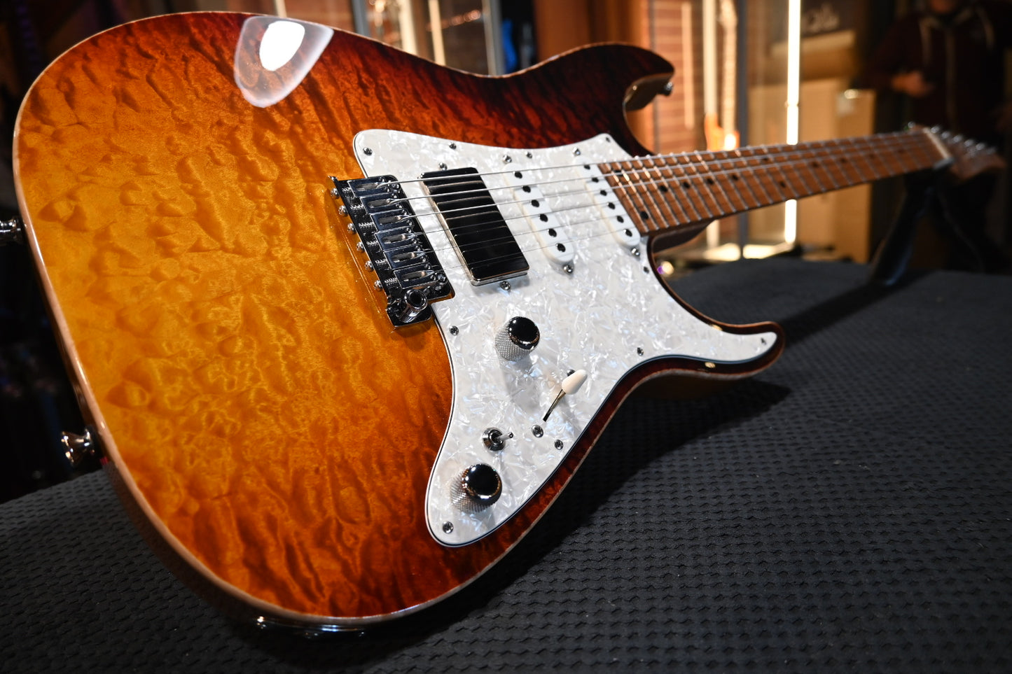 Tom Anderson Guardian Angel 2022 - Fire WakeSurf Guitar #422N - Danville Music