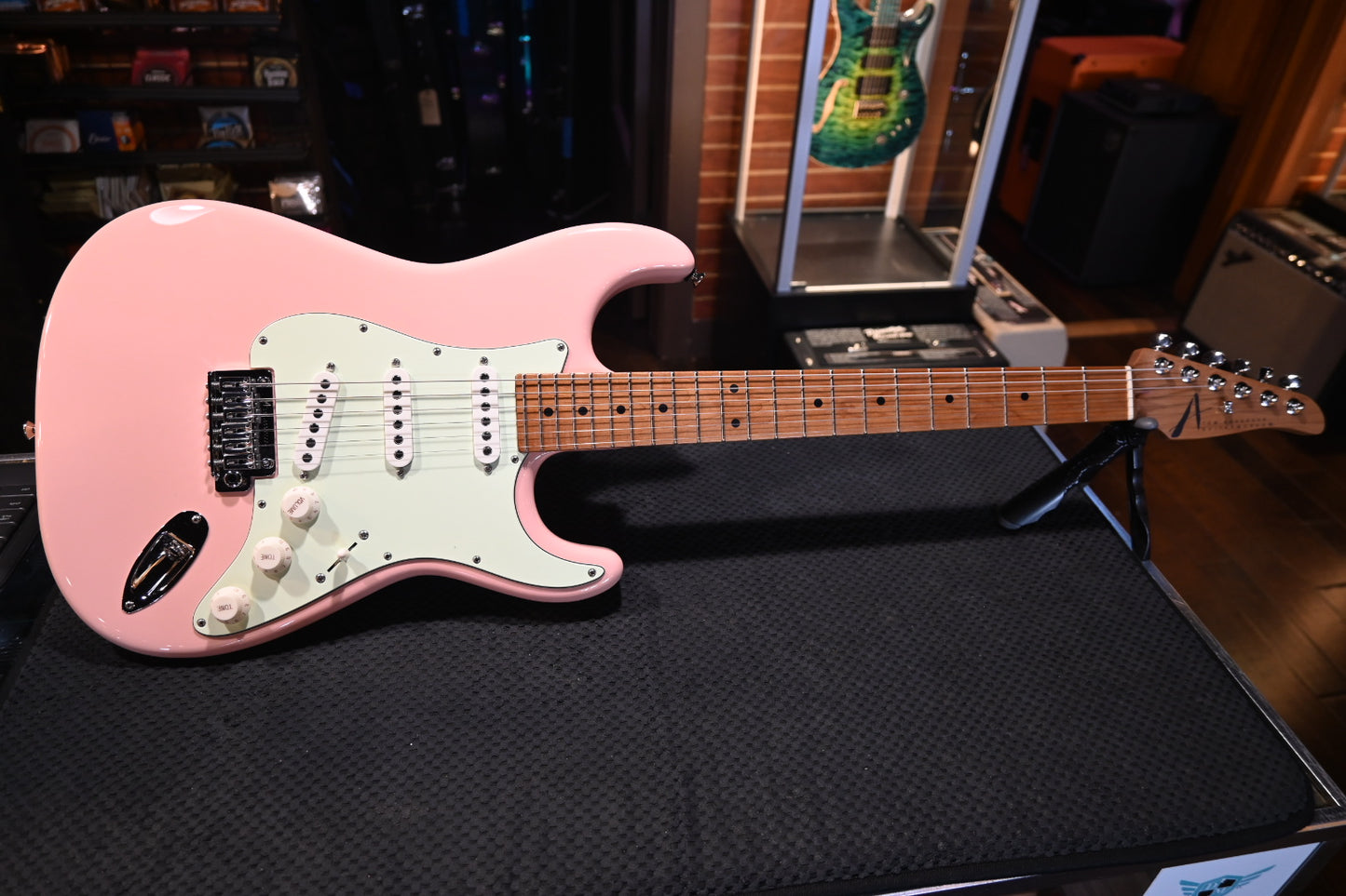 Tom Anderson Icon Classic - Shell Pink Guitar #124M - Danville Music