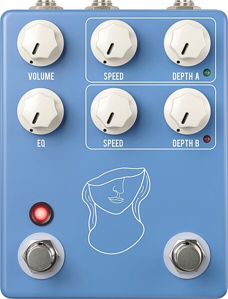 JHS Artificial Blonde 2-Speed Vibrato Pedal