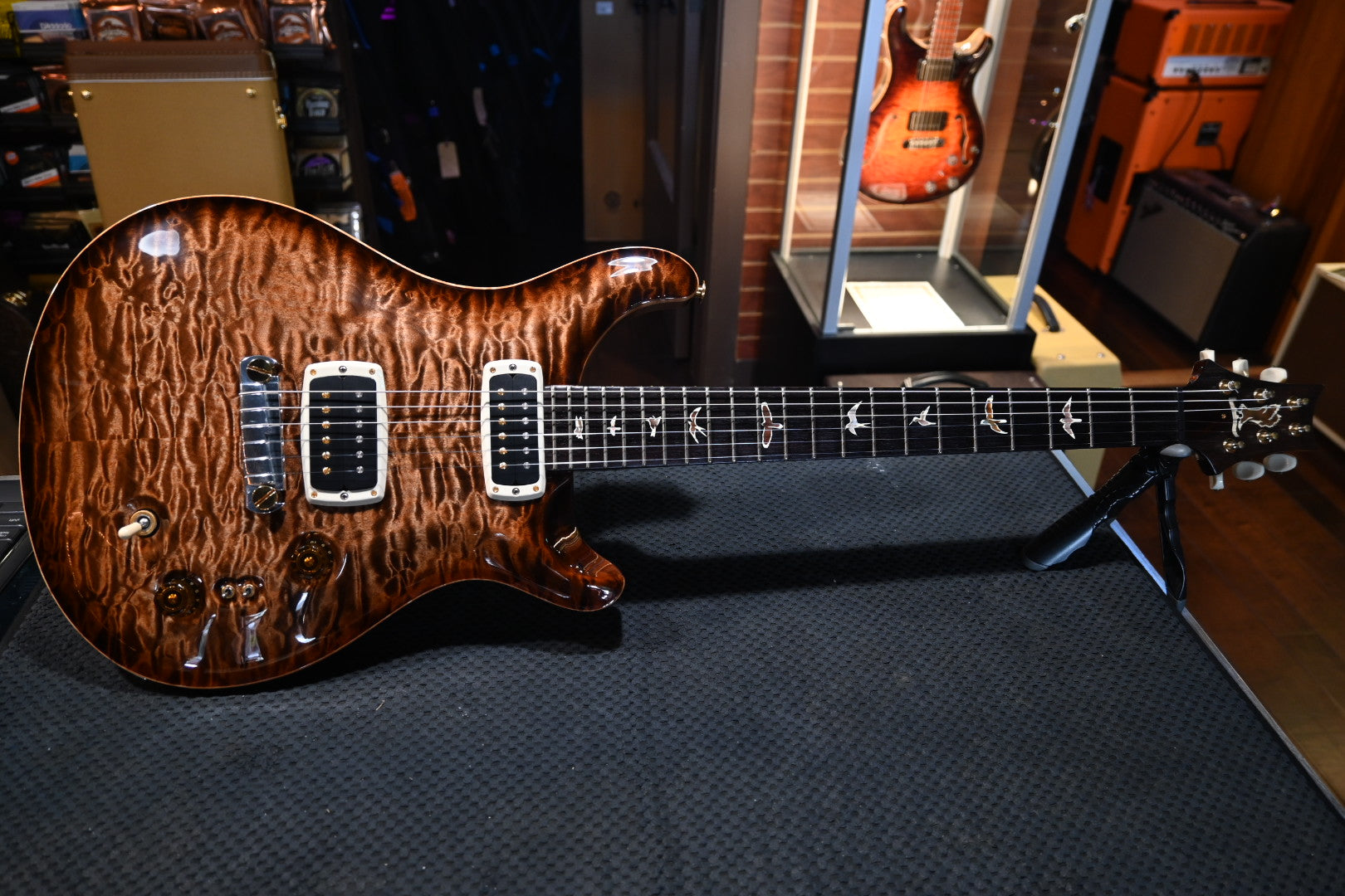 PRS Private Stock Signature Limited 2011 #61 of 100 - Mocha Smoked Burst Guitar #7788 PRE-OWNED - Danville Music
