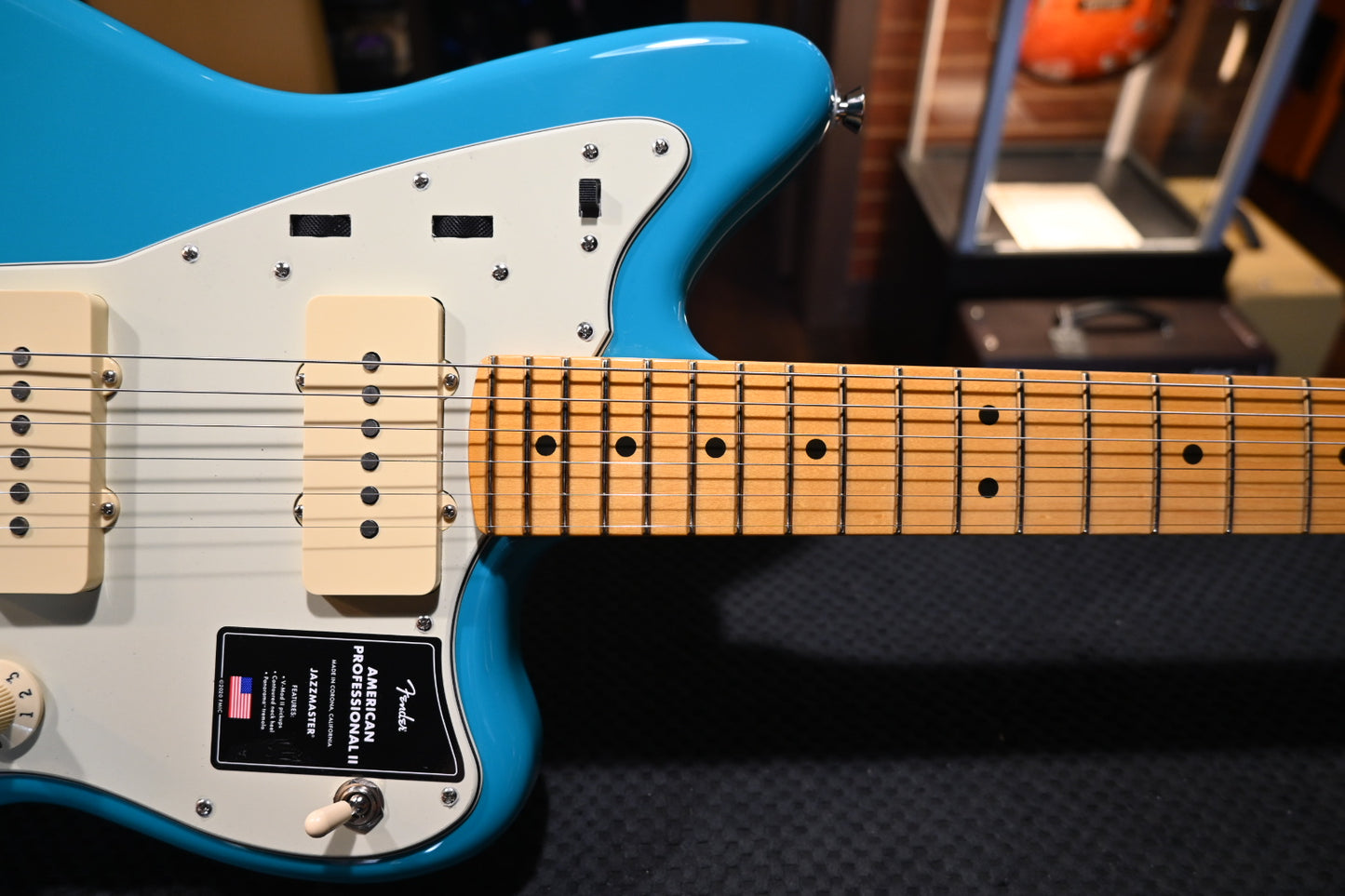 Fender American American Professional II Jazzmaster - Miami Blue Guitar #3204 - Danville Music