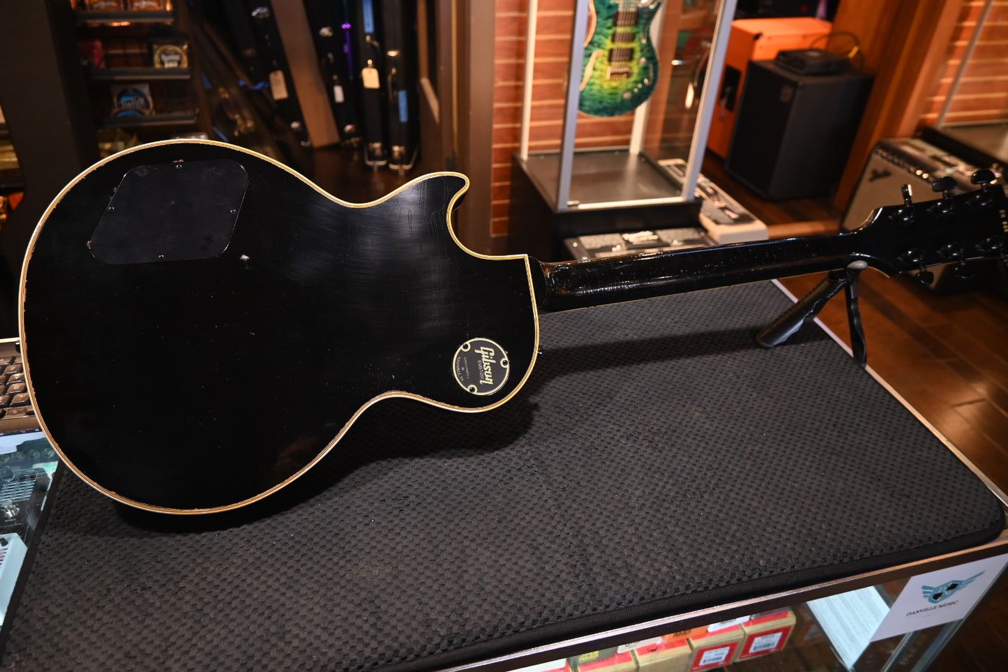 Gibson Custom Shop Kirk Hammett 1989 Les Paul Custom Murphy Lab Aged Nitro - Ebony Guitar #KH066 - Danville Music