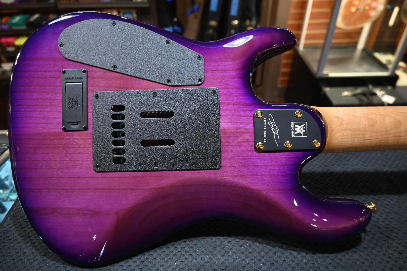 Music Man Jason Richardson 7-String Cutlass - Majora Purple Guitar #1268 - Danville Music