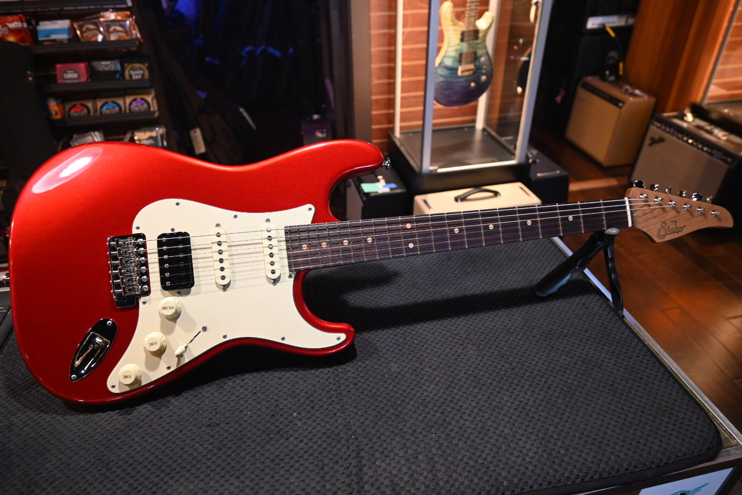 Suhr Classic S Vintage LE - Candy Apple Red Guitar #1633 - Danville Music