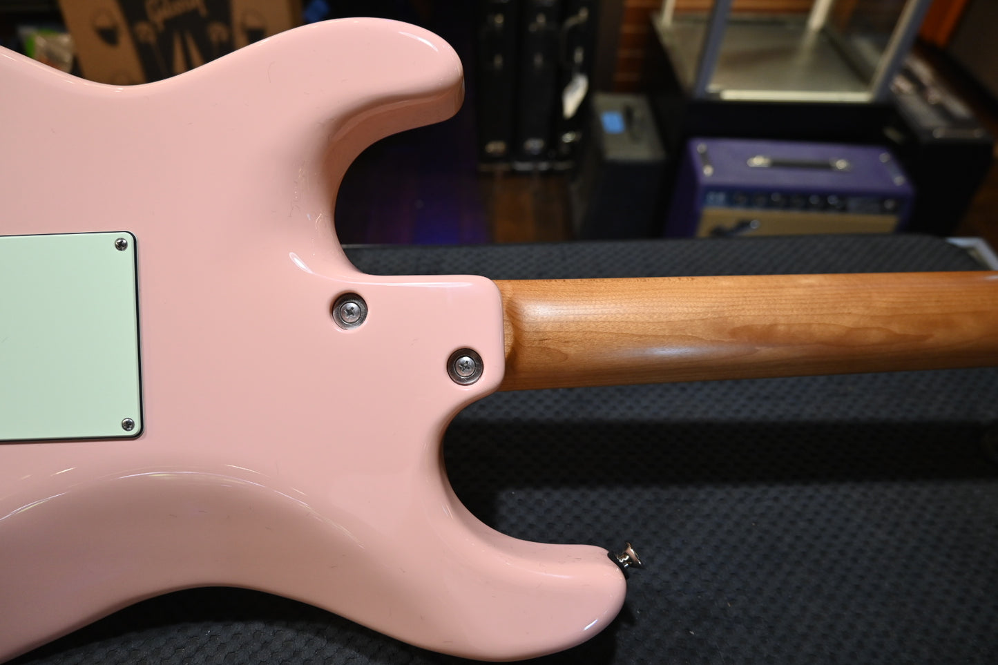Tom Anderson Icon Classic Shorty Primavera - Shell Pink Guitar #825M - Danville Music