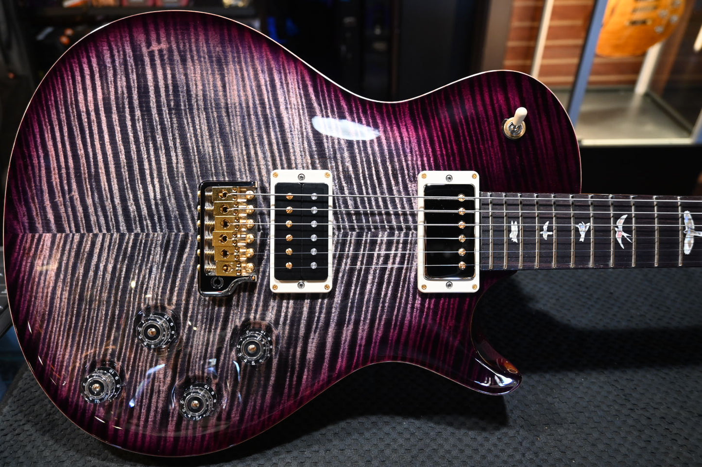 PRS Tremonti Trem 10-Top - Charcoal Purple Burst Guitar #8804 - Danville Music