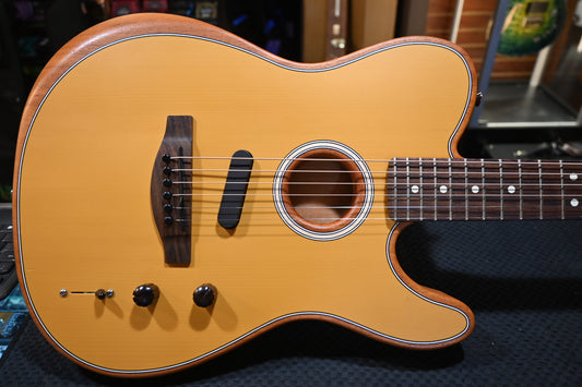 Fender Player Acoustasonic Telecaster - Butterscotch Guitar #0237 - Danville Music