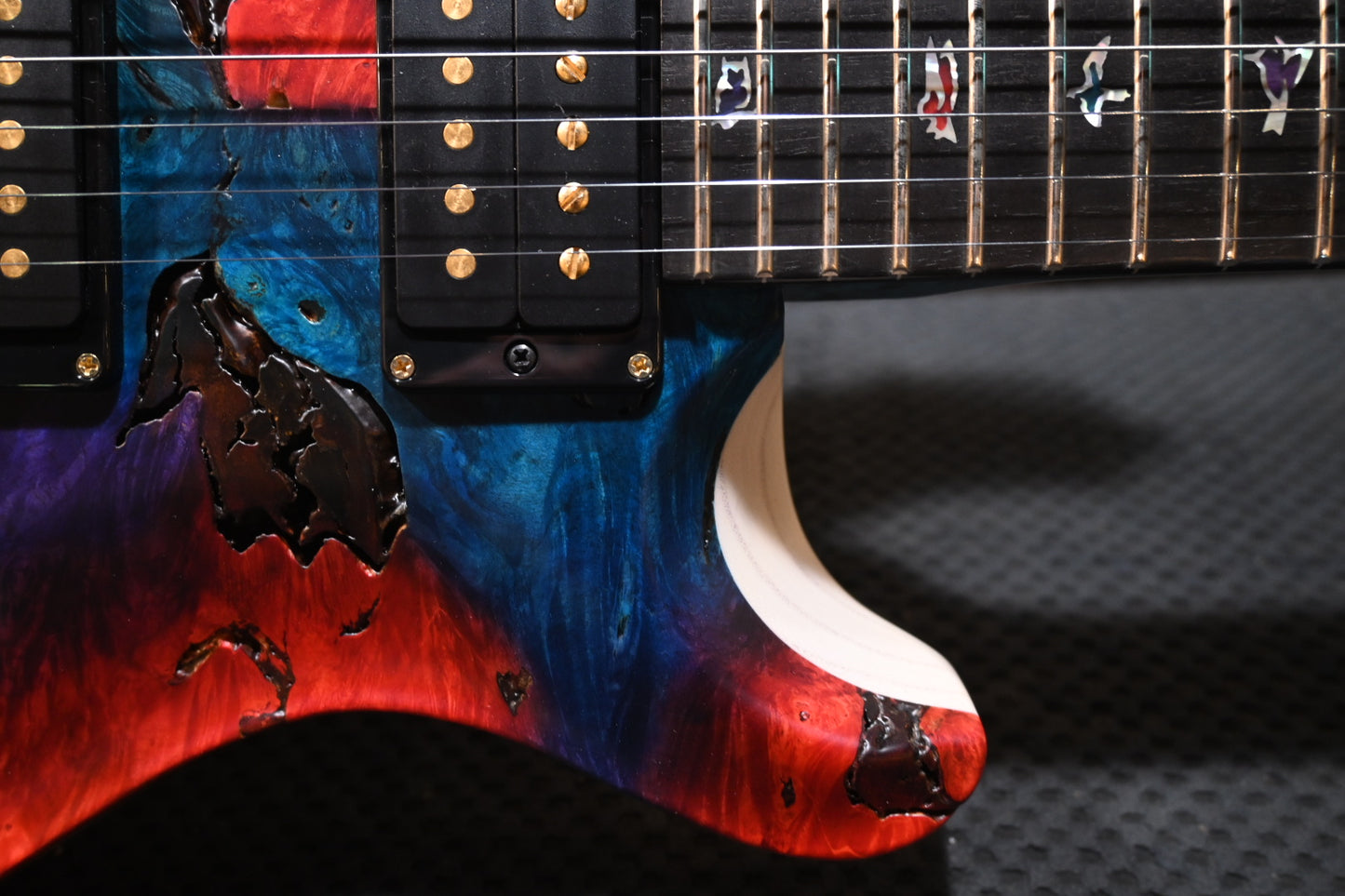PRS Private Stock Custom 24 Buckeye Burl - Multi-Color Guitar #10499 - Danville Music