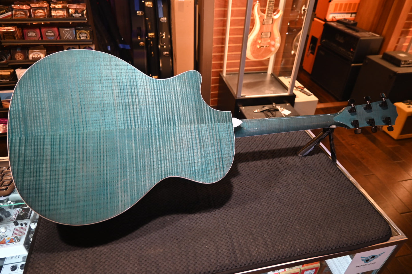 Taylor Custom Select 614ce - Koi Blue Guitar #4107 - Danville Music
