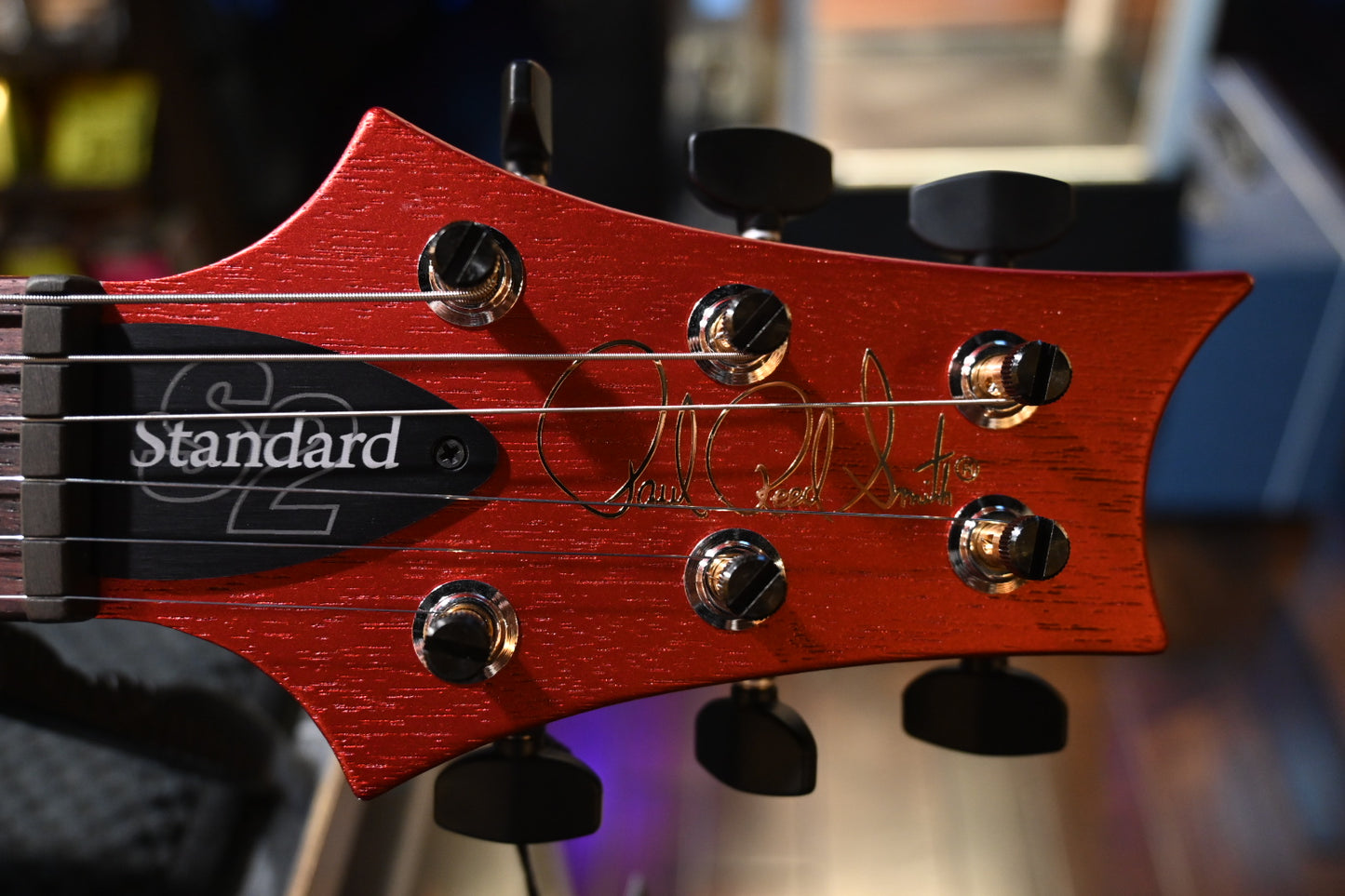 PRS S2 Standard 22 Satin - Red Apple Metallic Guitar #1463 - Danville Music