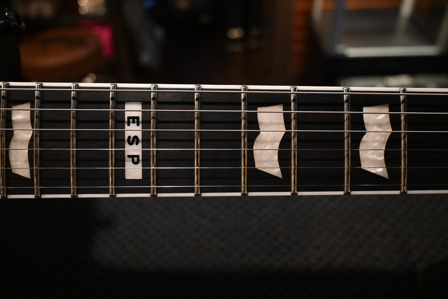 ESP E-II Eclipse Evertune 2020 - Black Satin Guitar #3203 - Danville Music