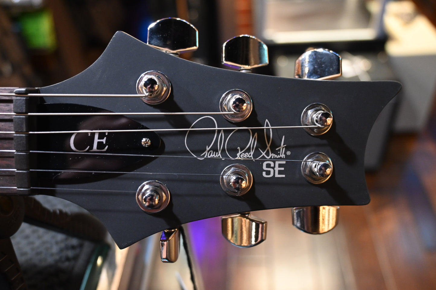 PRS SE CE 24 Standard Satin - Ice Blue Metallic Guitar #5352 - Danville Music