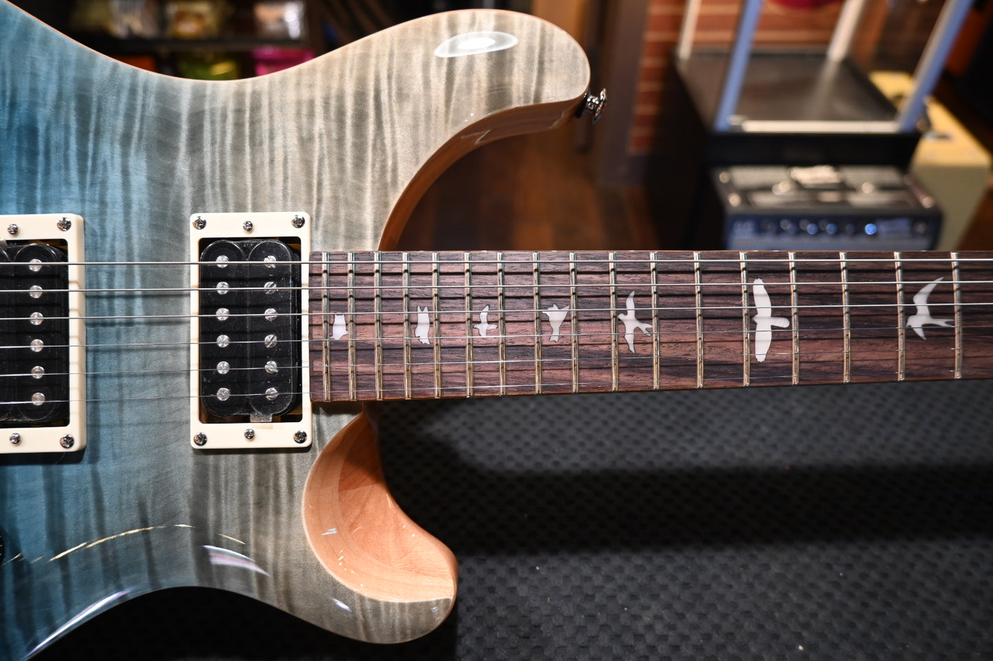PRS SE Custom 24 Limited - Blue Fade Guitar #8980 - Danville Music
