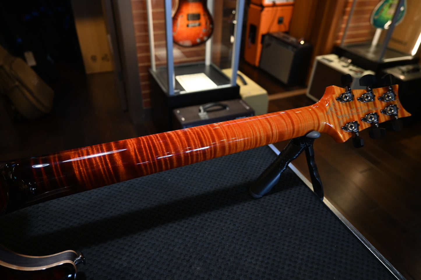 PRS Private Stock Hollowbody II Piezo Gothic - Electric Tiger Glow Guitar #10569 - Danville Music