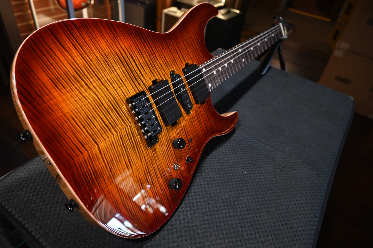 Tom Anderson Angel - Ginger Burst Guitar #124P - Danville Music