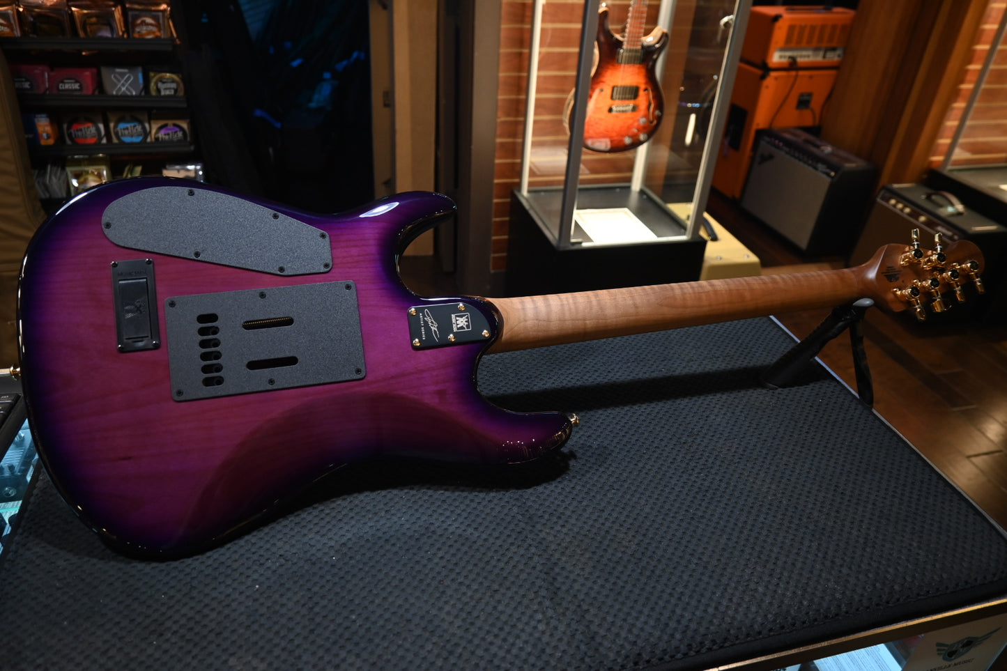 Music Man Jason Richardson Signature Cutlass - Majora Purple Guitar #0000 - Danville Music